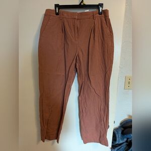 EUC RW&Co Russet Tapered Leg High-rise Pants - Size 10